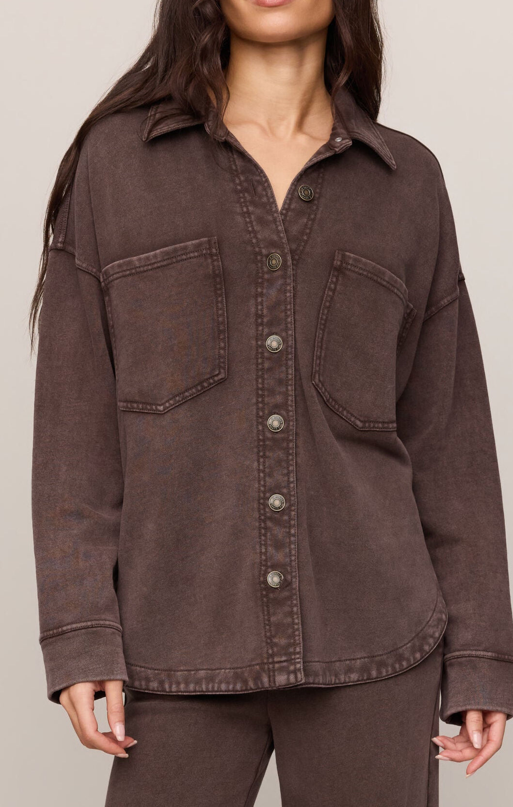 Z Supply | All Day Knit Jacket-Dark Chocolate