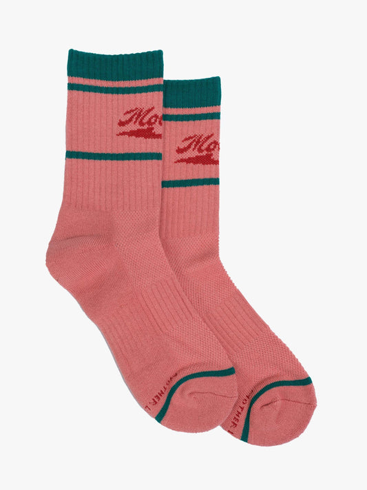 Baby Steps Classic tube socks with MOTHER's signature on the front