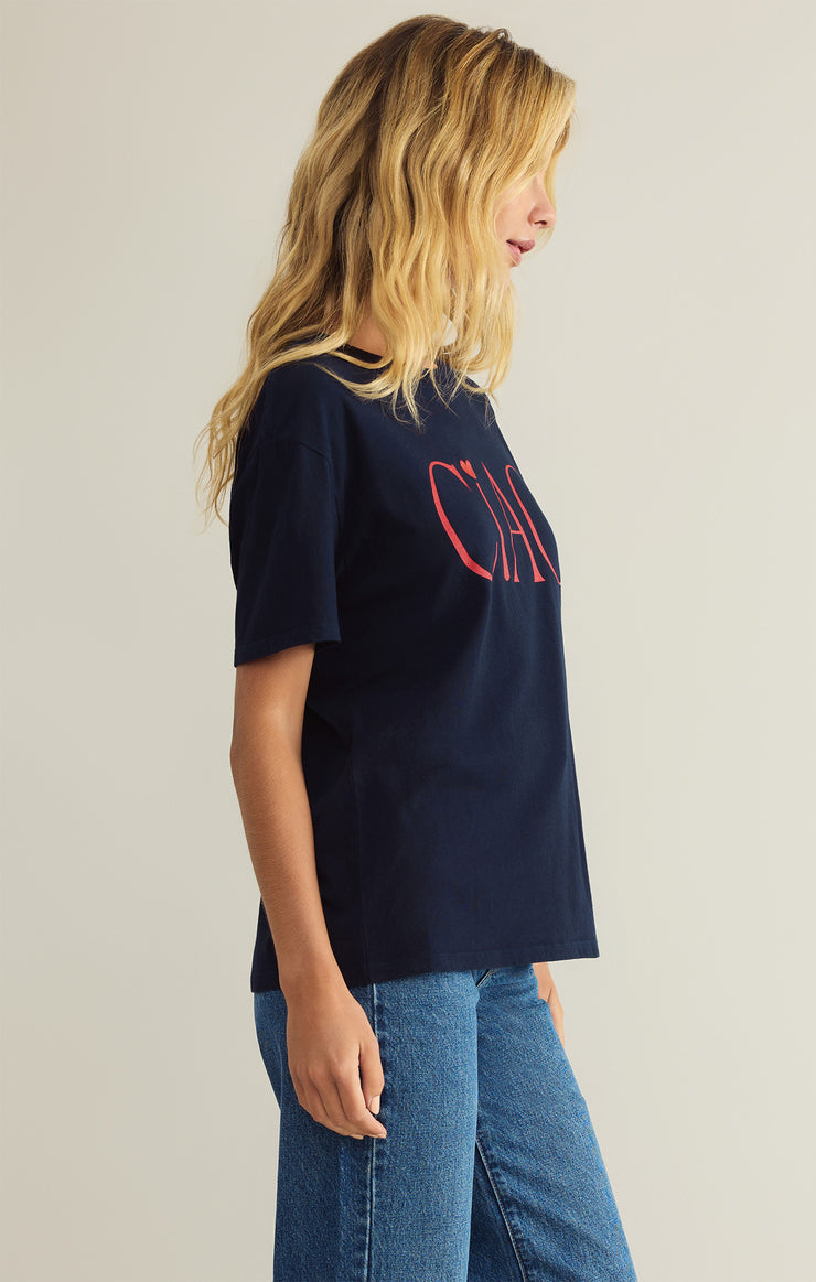 Ciao Boyfriend Short Sleeve Graphic Tee