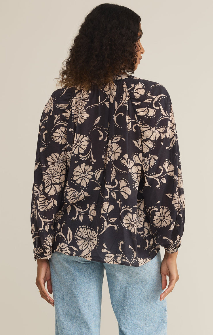 Wren Ari Floral Blouse By Z Supply