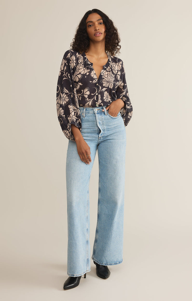 Wren Ari Floral Blouse By Z Supply