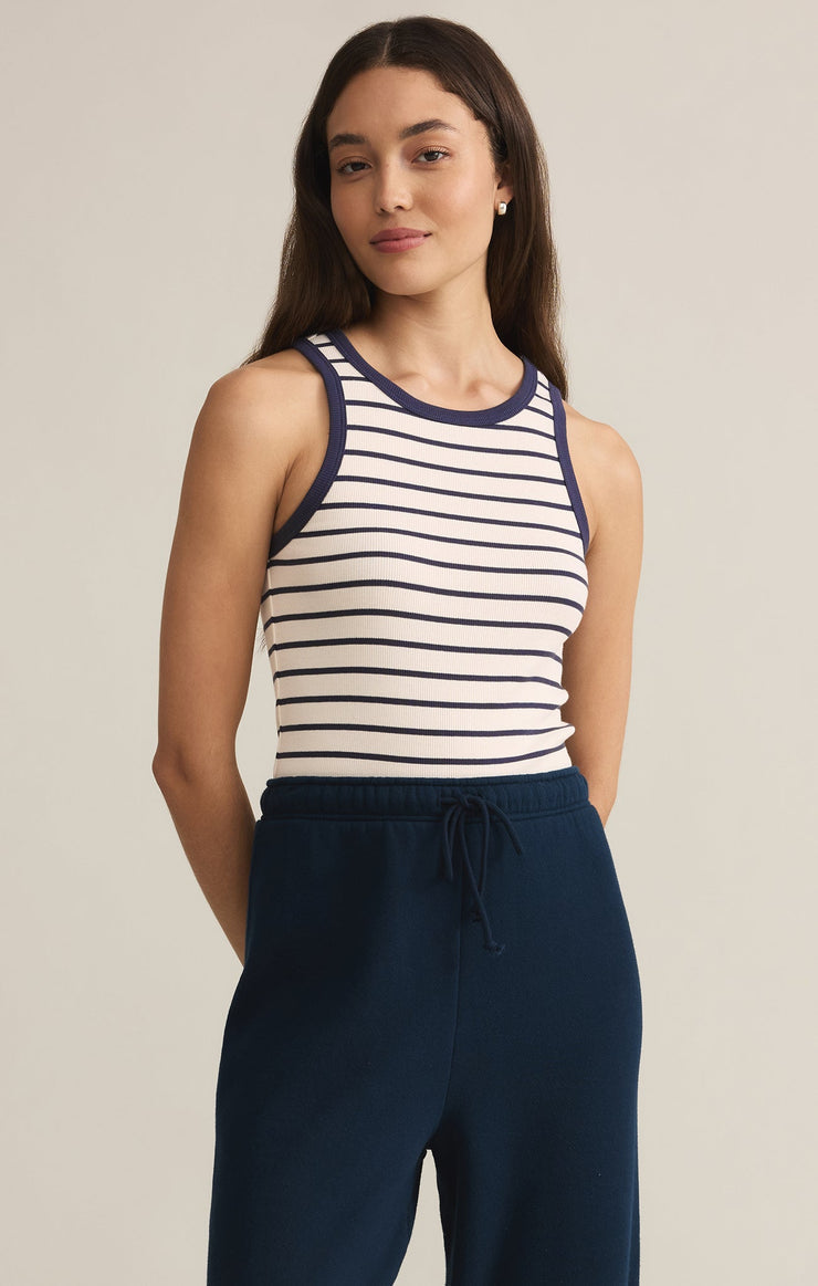 Hadley Striped Rib Tank By Z Supply