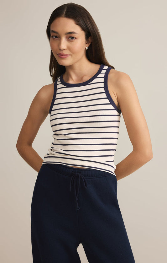 Hadley Striped Rib Tank By Z Supply