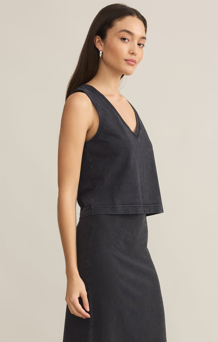 Sloane Sleeveless V-Neck Top By Z Supply