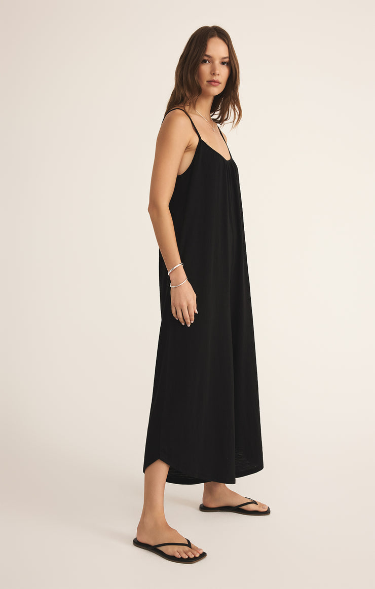 Textured Flared Sleeveless Jumpsuit By Z Supply