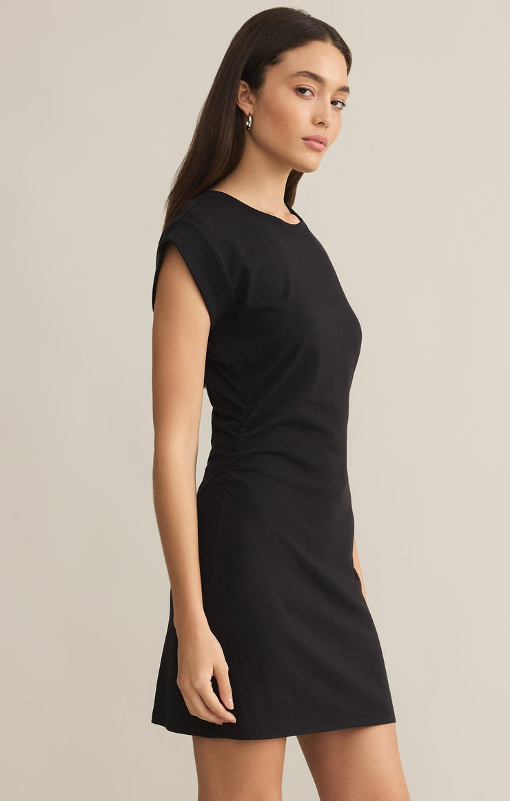 Camino Short Sleeve Crew Neck Mini Dress