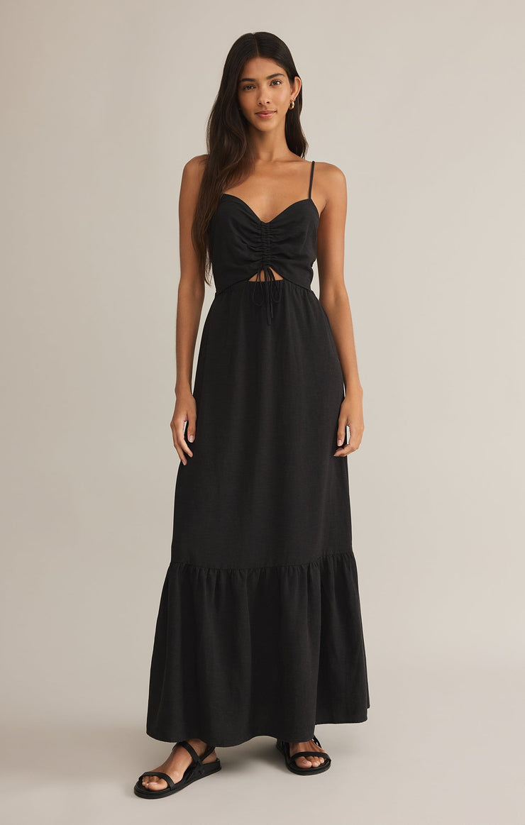 Winslet sleeveless Front Cutout Maxi Dress