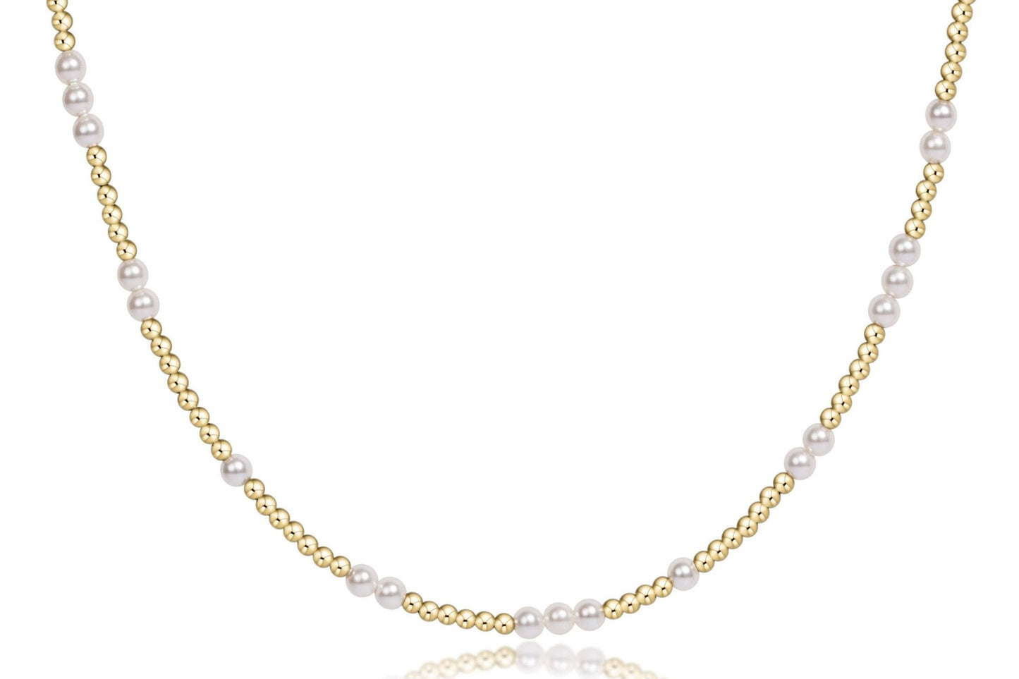 enewton |  choker beaded - hope unwritten pearl 3mm