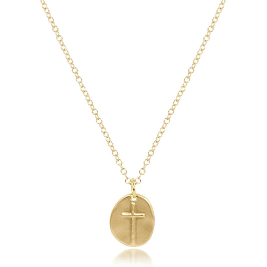 16" necklace gold - inspire small gold charm by enewton