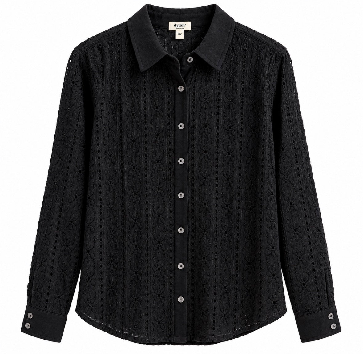 Dylan | Beau Eyelet Button Up Shirt