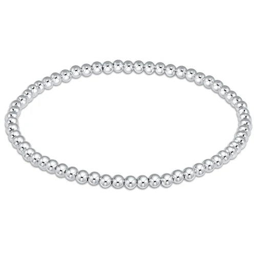 classic sterling 3mm bead bracelet by enewton