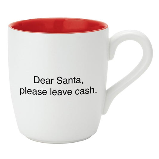 Please Leave Cash Holiday Mug