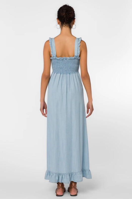 Kaydence Blue Midi Dress