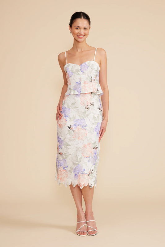 Kenna Lace Top - Floral