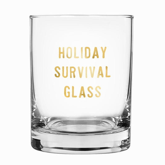 DOF Rocks Glass - Holiday Survival Glass