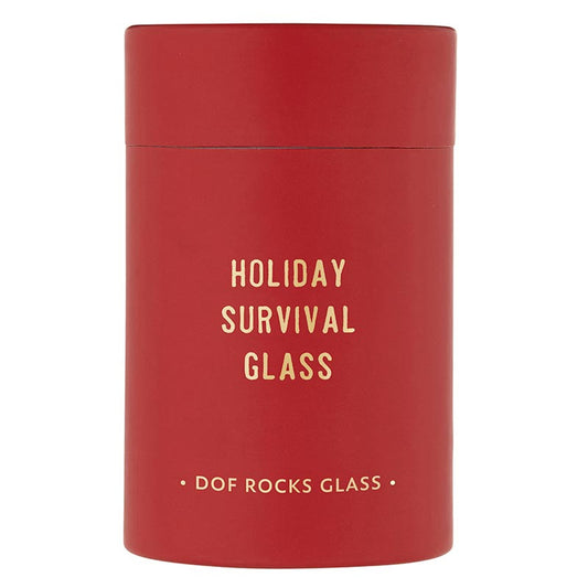 DOF Rocks Glass - Holiday Survival Glass