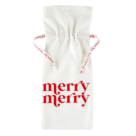 Christmas Wine Bags