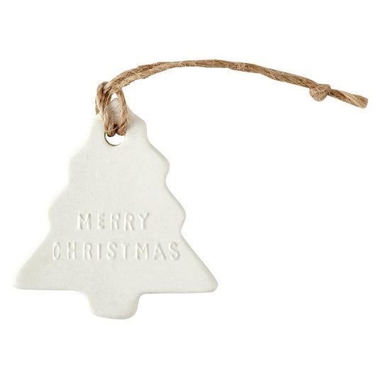 Ceramic Ornament- Merry Christmas Tree