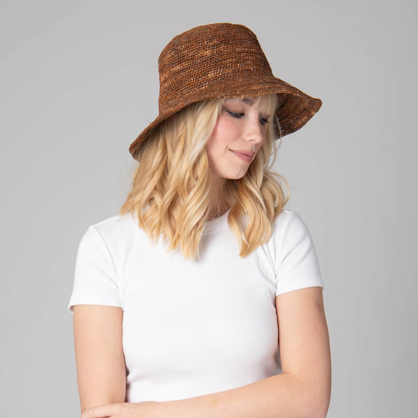 Weekend - Women's Crochet Raffia Bucket