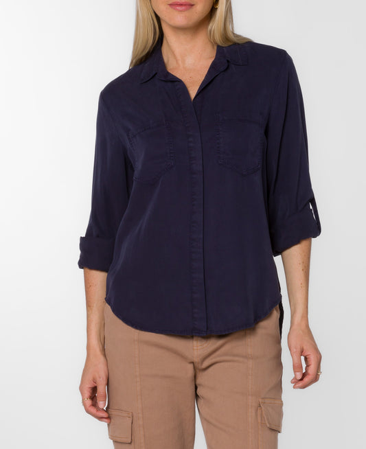 Riley Midnight Navy Top