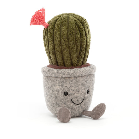 Silly Succulent Barrel Cactus By Jellycat