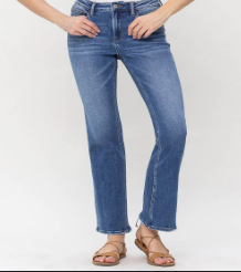 Vervet High Rise Slim Bootcut in Paramount