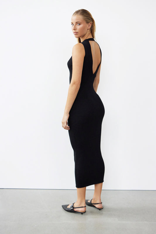 Nana Rib Midi Dress