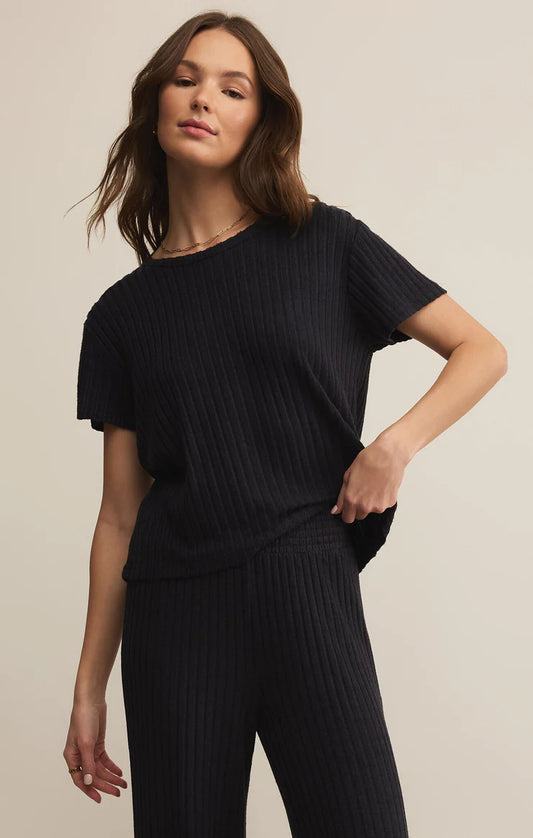 Z Supply Kara Rib Short Sleeve Tee