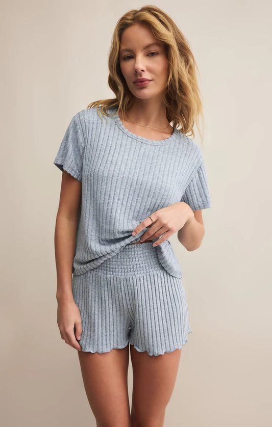 Z Supply Kara Rib Short Sleeve Tee