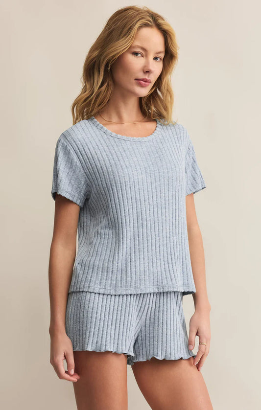 Z Supply Kara Rib Short Sleeve Tee