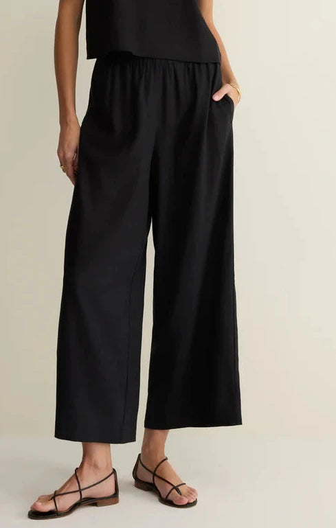 Z Supply | Scout Linen Pant Black