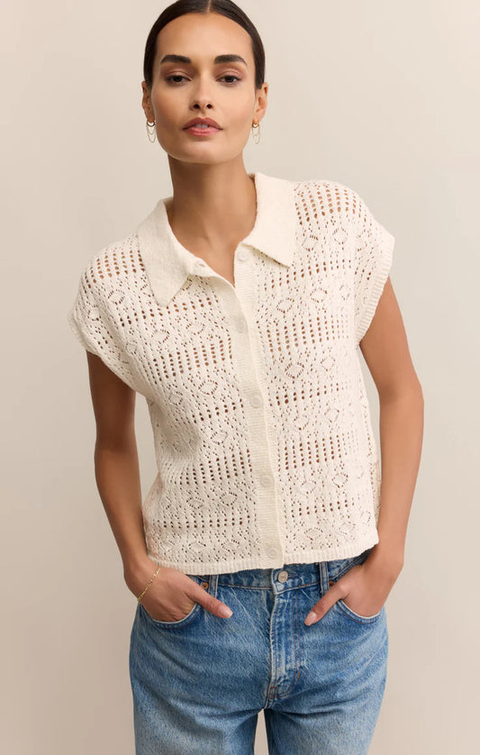 Z Supply Kinsley Cotton Sweater Top