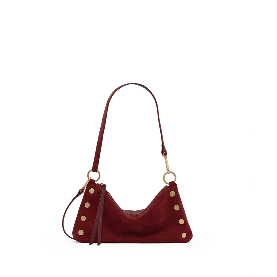 Hammitt | Kyle sml- Cherrywood Suede Brushed Gold