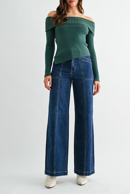 Blake High-rise Wide Jean