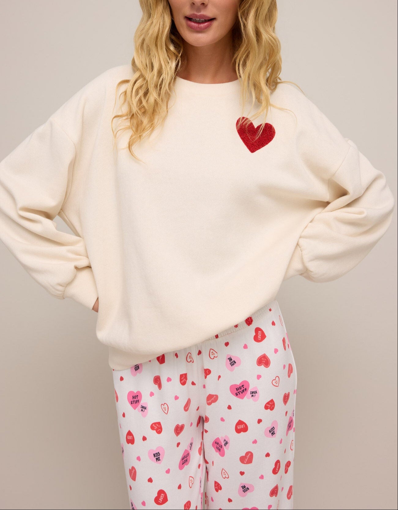 Oversized Heart Sweatshirt by Z Supply