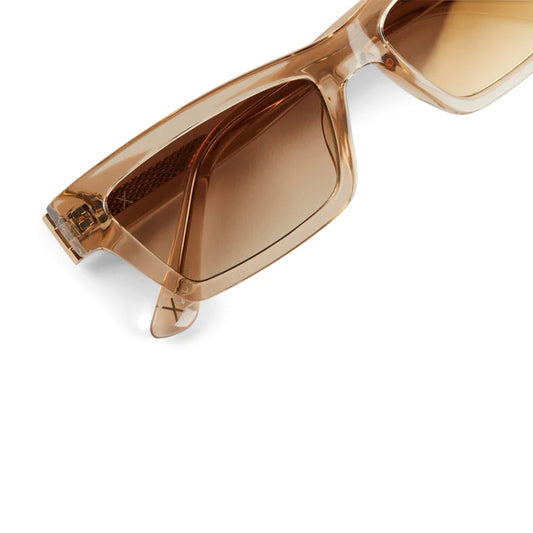 laurel translucent light brown light brown gradient flash sunglasses