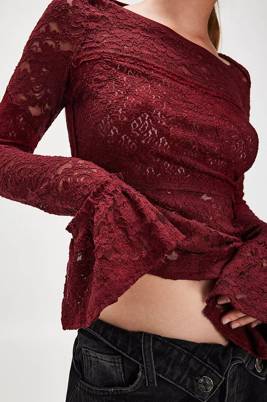 Free People | Lace Layering Long Sleeve