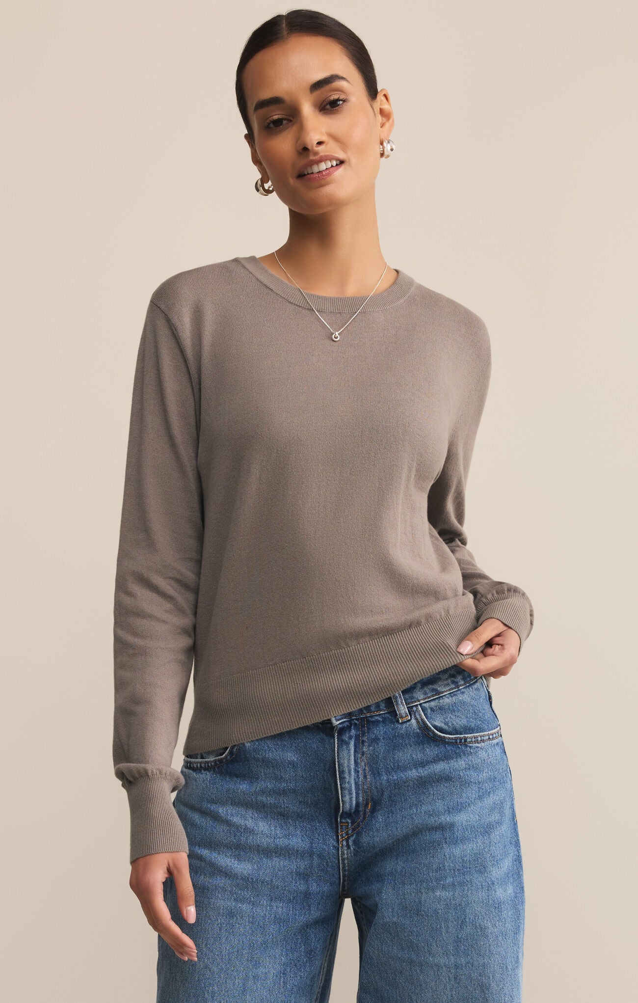 Z Supply The Perfect Layer Sweater Light Tavem