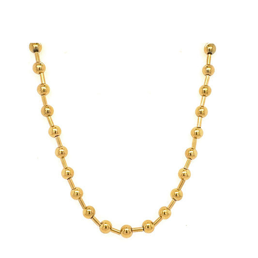 Gadot Gold Beaded Necklace