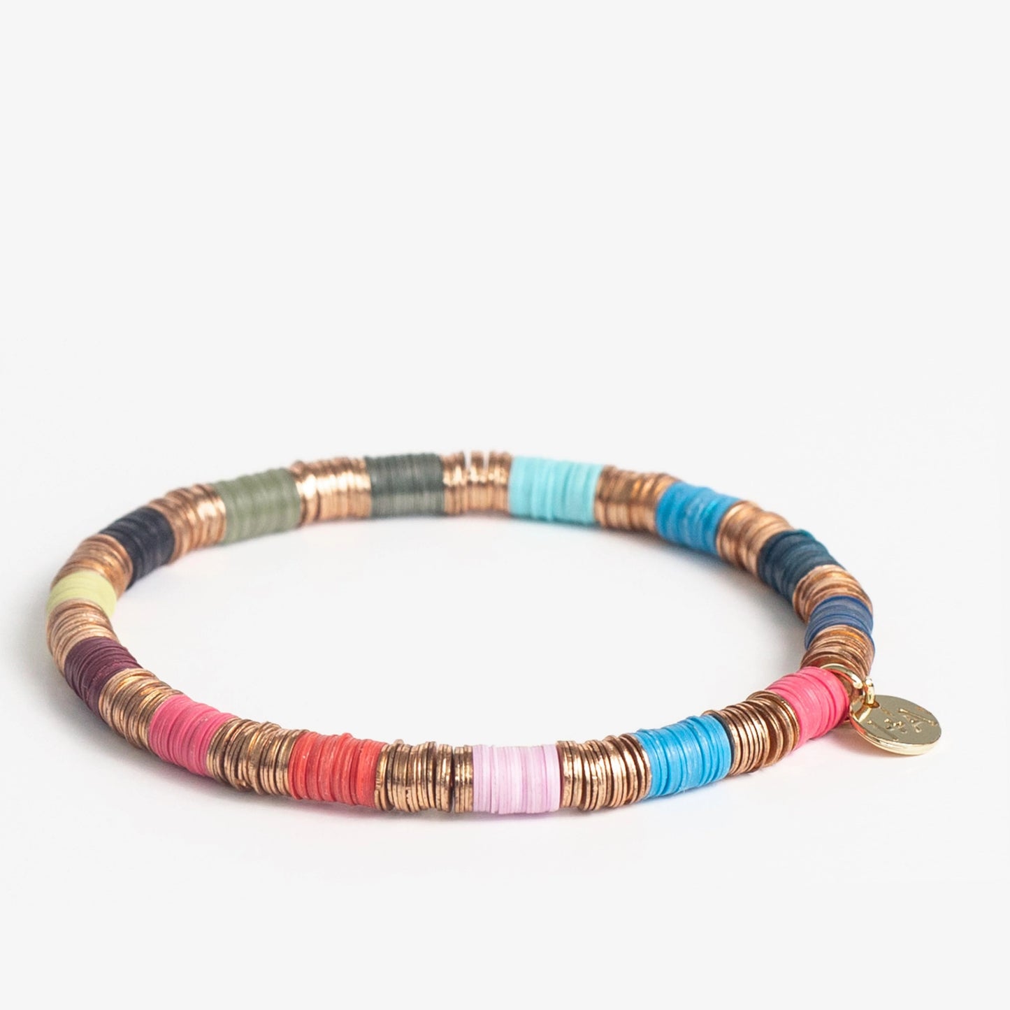 Grace Color Block Stretch Bracelet Light Multicolor