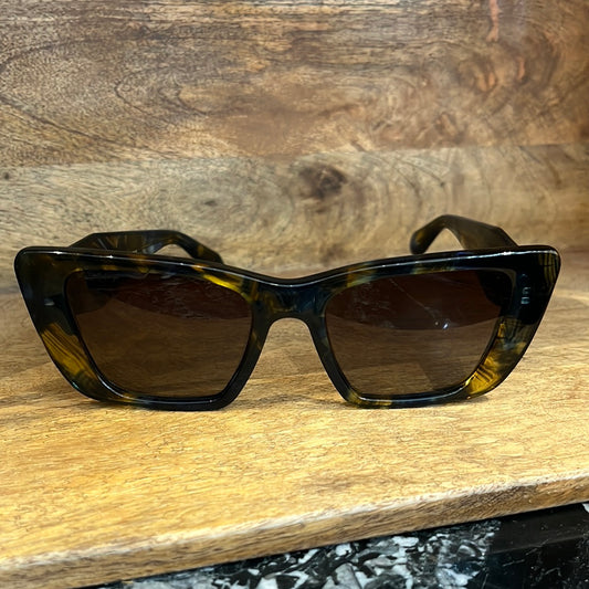 Aura Glacial Tort+ Brown Polarized Sunglasses