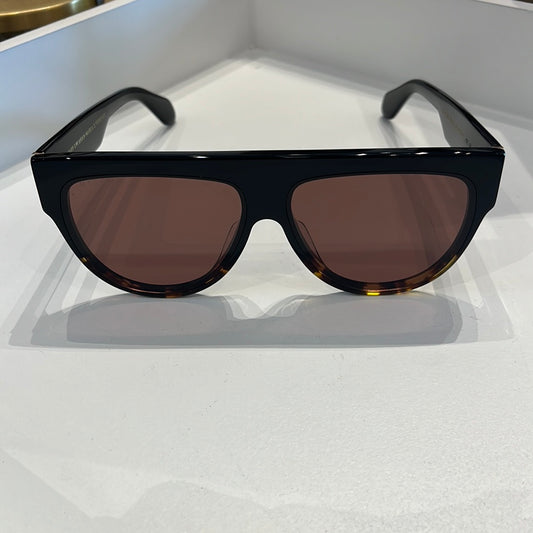 Georgie Black Wild Tortoise Ombre Sunglasses
