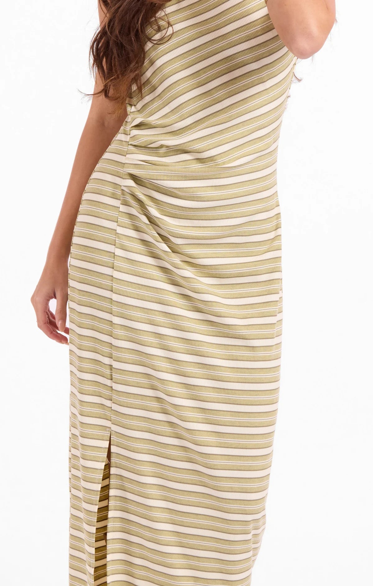 Nora Sleeveless Ribbed Knit Maxi Dress