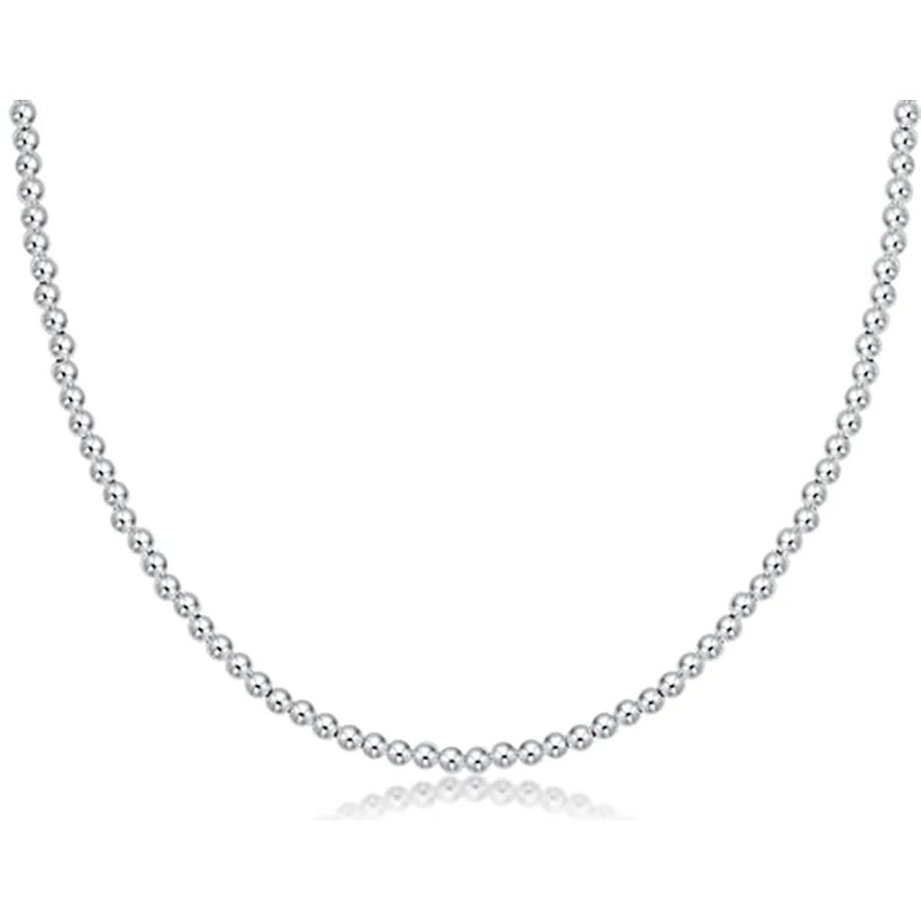 enewton | choker beaded - classic sterling 2mm