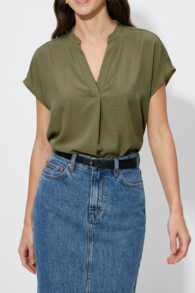 Sage Short Sleeve Top