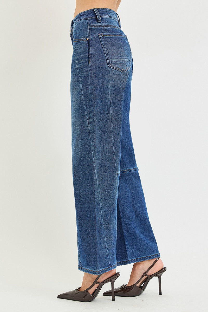Austin Slouchy Barrel Twisted Detail Jeans