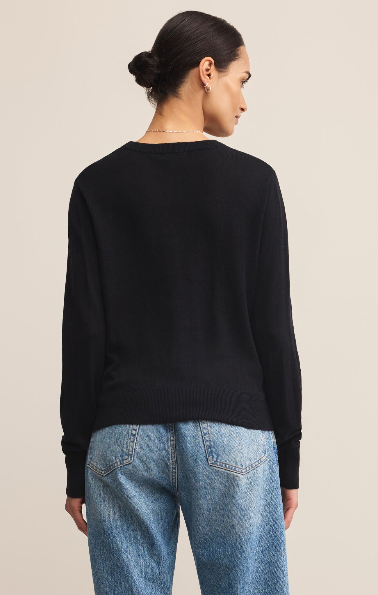 Z Supply The Perfect Layer Sweater Black