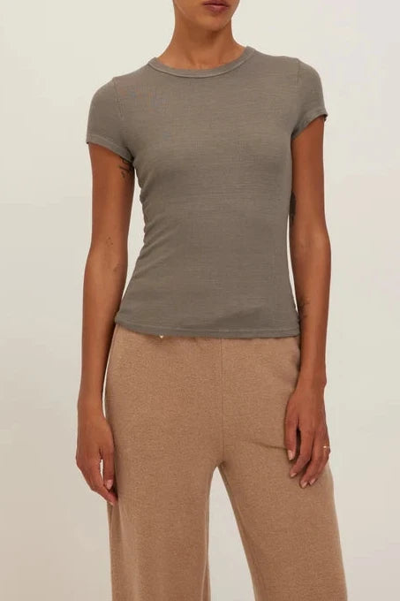 Griffith rib baby tee