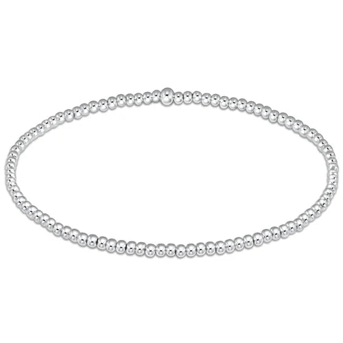 classic sterling 2mm bead bracelet by enewton